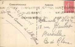 CPA Aix les Bains L'Escalier de l'Hotel de Ville 