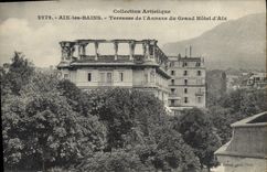 CPA Aix les Bains Terrasse de l'Annexe du Grand Hotel d'Aix 