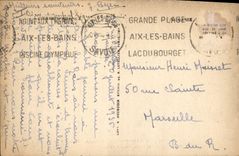 CPA Aix les Bains Tresserve Monument de Lamartine 