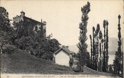 CPA Environs d'Aix les Bains Lac du Bourget Chateau de Bordeaux 