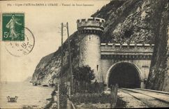 CPA Ligne d'Aix les Bains a Culoz Tunnel de Saint Innocent 
