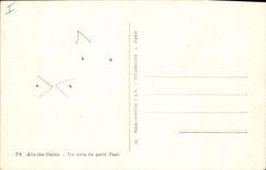 CPA Aix les Bains Un coin de petit Port Bateaux