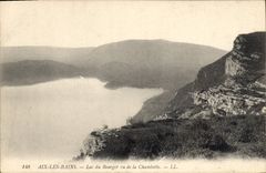 CPA Aix les Bains Lac du Bourget vu de la Chambotte 