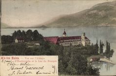 CPA Aix les Bains Vue sur l'Abbaye 