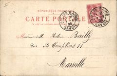 CPA Aix les Bains Vue sur l'Abbaye 