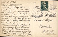 CPA Aix les Bains Lac du Bourget Vue generale prise du Panoramic 