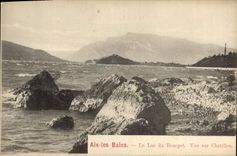 CPA Aix les Bains Le Lac du Bourget Vue sur Chatillon 