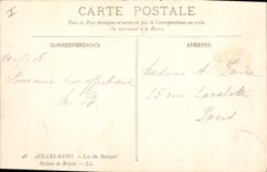 CPA Aix les Bains Lac du Bourget Rochers de Brison 