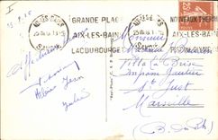 CPA Aix les Bains Boulevard du lac et Belles Rives 