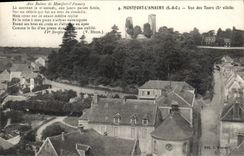 CPA Montfort L'Amaury S & O Vue des Tours 