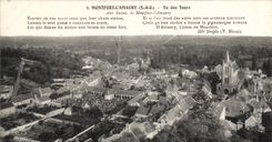 CPA Montfort L'Amaury S & O Vu des Tours 