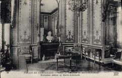 CPA Palais de Versailles Salon de reception de Marie Antoinette 