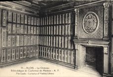 CPA Blois Le Chateau Bibliotheque de Catherine de Medicis 