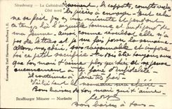 CPA Strasbourg La Cathedrale Cote nord 