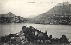 CPA Lac d'Annecy Le Chateau de Duingt et Talloires 