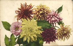 CPA Fantaisie Fleurs