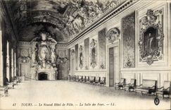 CPA Tours Le Nouvel Hotel de Ville La Salle des Feses 