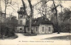 CPA Versailles Trianon Laiterie et Tour de Malborough 