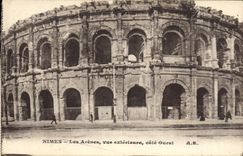 CPA Nimes Les Arenes vue exteriure cote Ouest 