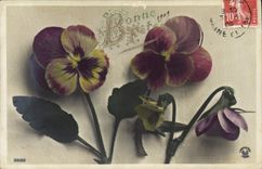 CPA Bonne Fete Fleurs