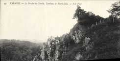 CPA Falaise La Breche du Diable Tombeau de Marie Joly 