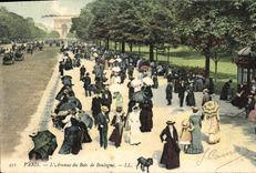 CPA Paris L'Avenue du Bois de Boulogne 