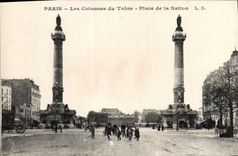 CPA Paris Les Colonnes du Trone 