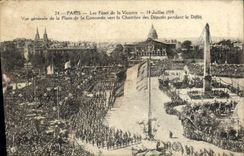 CPA Paris Les Fetes de la Victoire 