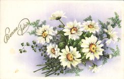 CPA Bonne Fete Fleurs