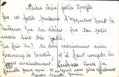 CPA Nous vious appartons le bonheur Poissons 1er avril