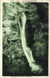 CPA La Bourboule Cascade du Plat a Barbe 
