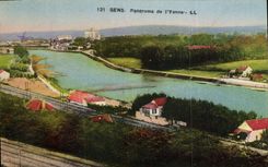 CPA Sens Panorama de l'Yonne 