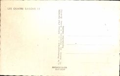 CPA Les Quatre Saisons Fleurs