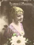 CPA Le Langage de la Marguerite 