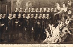 CPA Musee Royal d'Anvers Sparckmans La Ville d'Anvers implorant de l'Empereur 