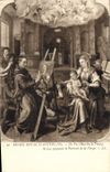 CPA Musee Royal d'Anvers De Vos Martin le Vieux St Luc peignant le portrait de la Vierge