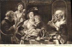 CPA Jordaens Concert de Famille 