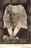 CPA Ec Tournaisienne Portrait de Marie de Pacy Musee de Bruxelles 