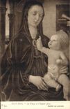 CPA Mainardi La Vierge et l'Enfant Jesus Musee du Louvre 