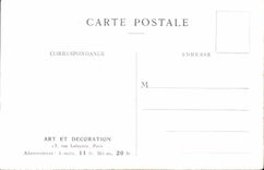 CPA L'ile heureuse fragment d'un hors texte d'Art et Decoration 