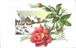 CPA Fantaisie Fleurs