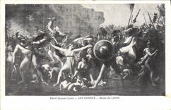 CPA David Jacques Louis Les Sabines Musee du Louvre 