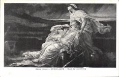 CPA Hector Leroux Herculanum Musee du Luxembourg 