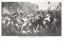 CPA David Jacques Louis Les Sabines Musee du Louvre 