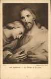 CPA Ary Scheffer Le Christ et St Jean 