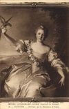 CPA Musee Jacquemart Andre Institut de France Nattier Portrait de la Marquise d'Autin 