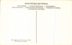 CPA Botticelli La Vierge et l'Enfant Jesus 