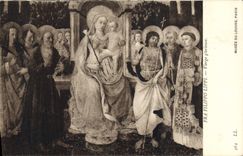 CPA Fra Filippo Lippi Vierge glorieuse 