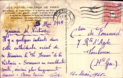 CPA Les Petits Tableaux de Paris Notre Dame le Triple Portail et la Galerie