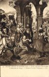 CPA Musee Royal d'Anvers Jacolz dit Lucas Van Leyden l'Adoration des Mages Panneau Central Triplyque